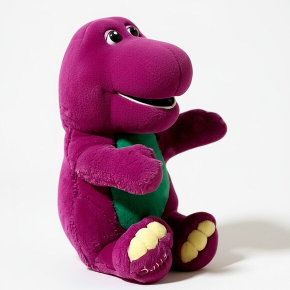 Vintage 1992 The Lyons Group Barney Plush Stuffed Animal 13" tall - Picture 1 of 7